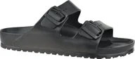 Klapki i japonki męskie - Birkenstock Birkenstock Arizona Eva 129421 czarne 46 - miniaturka - grafika 1