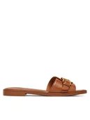 Klapki i japonki damskie - Aldo Klapki Dallaedar 13967704 Brązowy - miniaturka - grafika 1