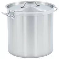 Garnki - vidaXL Garnek, 50 L, 40 x 40 cm, stal nierdzewna - miniaturka - grafika 1