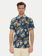 Koszule męskie - Blend Koszula 20718224 Granatowy Slim Fit - miniaturka - grafika 1