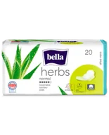 Podpaski - Bella Herbs Aloe Vera Podpaski higieniczne normal, 20 sztuk - miniaturka - grafika 1