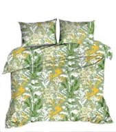 Pościel - pościel kora lux 220x220 + 2 poszewki K 336 krzaczki zielone - miniaturka - grafika 1