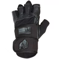 Rękawice do ćwiczeń - Rękawice fitness męskie Gorilla Wear Dallas Wrist Wrap Gloves - miniaturka - grafika 1
