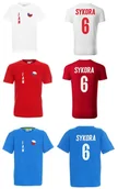 Koszulki sportowe męskie - Koszulka CZECHY JAN SYKORA 6 JR - miniaturka - grafika 1