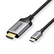 Kable USB - Choetech kabel przewód USB Typ C (męski) - HDMI (męski) 4K 60Hz 2 m czarny (CH0021-BK) - miniaturka - grafika 1