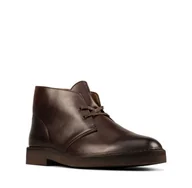 Botki męskie - Clarks Desert Boot 2 Men [brown leather] - rozmiar 45 - miniaturka - grafika 1