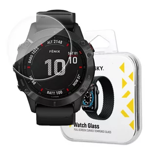Wozinsky Watch Glass hybrydowe szkło do Garmin Fenix 6X Pro czarny - Akcesoria do smartwatchy - miniaturka - grafika 1