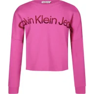 Bluzy dla dziewczynek - CALVIN KLEIN JEANS Bluza | Regular Fit - miniaturka - grafika 1