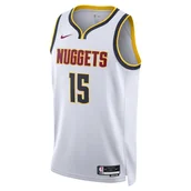 Swetry męskie - Koszulka męska Nike Dri-FIT NBA Swingman Denver Nuggets Association Edition - Biel - miniaturka - grafika 1