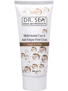 Dr.Sea, Multiwitaminowy krem przeciwzmęczeniowy do stóp z imbirem i kawą, 200ml - Pielęgnacja stóp - miniaturka - grafika 1