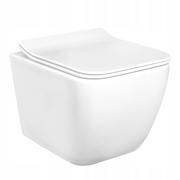 Miski WC - Rea MISA WC PODWIESZANA MARTIN SLIM RIMLESS DUROPLAST C8006 - miniaturka - grafika 1