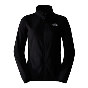Bluza damska The North Face 100 Glacier Full-Zip Fleece 0A855O4H01 - czarna - Bluzy damskie - miniaturka - grafika 1