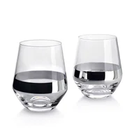 Szklanki - MIRELLA SILVER KPL. 2 SZKLANEK 450ml 7.5x6xh9cm - miniaturka - grafika 1
