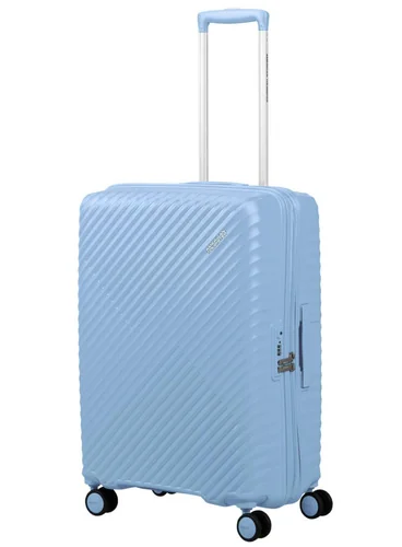 Walizka średnia American Tourister Diablast EXP - glacier blue