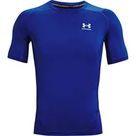 Koszulki męskie - Under Armour Męski T-shirt Comp Ss z krótkim rękawem niebieski Royal/White XXL 1361518-400-XX-Large - miniaturka - grafika 1