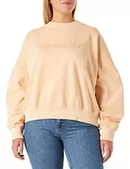 Bluzy damskie - Wrangler Damska bluza relaksacyjna, naturalny pomarańcz, rozmiar S - miniaturka - grafika 1