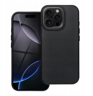 Carbon Elite Mag Cover kompatybilny z MagSafe pasuje do IPHONE 14 PRO czarny - Etui i futerały do telefonów - miniaturka - grafika 1