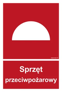 BC006 SPRZĘT PRZECIWPOŻAROWY, KN - FOLIA PODŁOGOWA NIEŚWIECĄCA; (250X370MM) - Systemy ekspozycyjne i znaki informacyjne - miniaturka - grafika 1