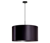 Lampy sufitowe - Duolla - Żyrandol na lince CANNES 1xE27/15W/230V śr. 45 cm czarny/srebrny - miniaturka - grafika 1