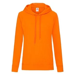 Bluza damska z kapturem Lightweight Fruit of the Loom - Pomarańczowy XL - Bluzy damskie - miniaturka - grafika 1