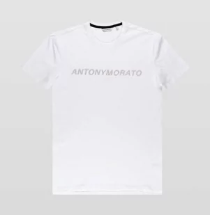 T-Shirt Męski Antony Morato Super Slim Fit White - L - Koszulki męskie - miniaturka - grafika 1