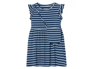 Sukienki i spódniczki dla dziewczynek - lupilu® Sukienka dziewczęca z torebką (Niebieski w paski, 122/128) - miniaturka - grafika 1