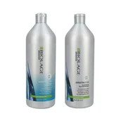 Zestawy kosmetyków damskich - BIOLAGE KERATINDOSE Zestaw do włosów zniszczonych szampon 1000ml + odżywka 1000ml - miniaturka - grafika 1
