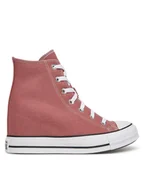 Trampki damskie - Converse Trampki Chuck Taylor All Star Wedge A13832C Różowy - miniaturka - grafika 1