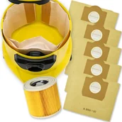 Filtry do odkurzaczy - FILTR POWIETRZA DO ODKURZACZA KARCHER WD2 WD3 SE + 5 x WORKI ZAMIENNIK - miniaturka - grafika 1