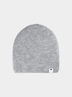 Czapki męskie - 4F Czapka zimowa uniseks - szara Uniwersalny - miniaturka - grafika 1