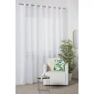 Firany - Firana z kółkami SOFIA 290 x 260 cm biała - miniaturka - grafika 1