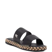 Klapki i japonki damskie - Tommy Hilfiger Skórzane klapki - miniaturka - grafika 1