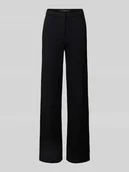 Spodnie damskie - Spodnie szerokie o kroju slim fit z mieszanki wiskozy model ‘EVA’ - miniaturka - grafika 1