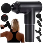Masażery - PISTOLET DO MASAŻU MOCNY MASAŻER DO PLECÓW CIAŁA SZYI STÓP MASSAGE GUN PRO - miniaturka - grafika 1