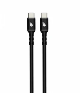 Kabel USB C - USB C 3m silikonowy czarny 2.0 - Kable USB - miniaturka - grafika 1
