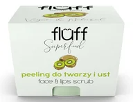 Peelingi i scruby do twarzy - Fluff Fluff Peeling do twarzy i ust kiwi 80g - miniaturka - grafika 1