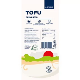 Tofu Naturalne 1200 G Polsoja - Produkty wegańskie i wegetariańskie - miniaturka - grafika 1