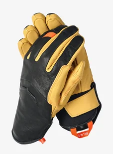 Rękawiczki Salewa Ortles AM Leather Gloves - black out - Rękawiczki - miniaturka - grafika 1