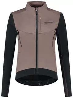 Kurtki damskie - Damska Kurtka Rowerowa  Rogelli Cadence | Beige/Black - Rozmiar L - grafika 1