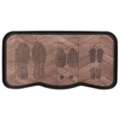 Wycieraczki - Ociekacz na buty z nadrukiem Footprints Wood Boot Tray 38 x 75 cm wielokolorowy - miniaturka - grafika 1