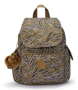 Kipling CITY PACK MINI, Mały Plecak, 14 x 80 x 38 cm, Undersea Leaves, Zielony - Plecaki - miniaturka - grafika 1