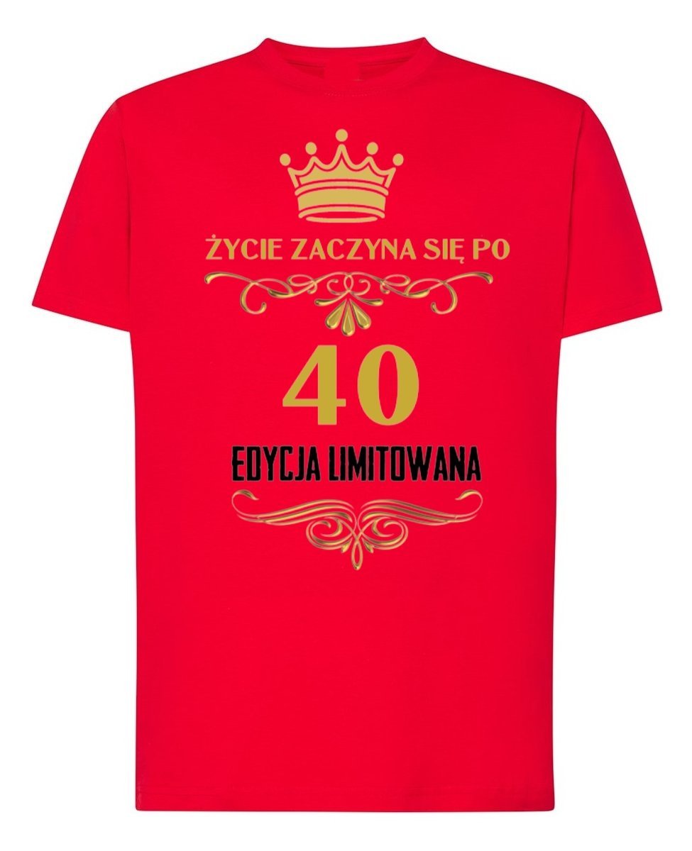 Koszulka Urodzinowa 40 Lat Urodziny 40 r.XL