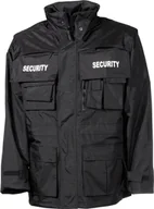 Kurtki męskie - Kurtka męska MFH Kurtka wodoodporna"Security" czarna 4XL - miniaturka - grafika 1