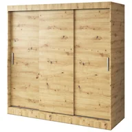 Szafy - Szafa przesuwna 200x200 Gold , Dąb Artisan - miniaturka - grafika 1