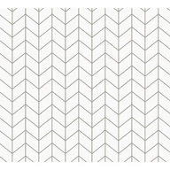 Zasłony prysznicowe - Zasłona prysznicowa Rosa 180 x 180 cm jodełka wielokolorowy - miniaturka - grafika 1