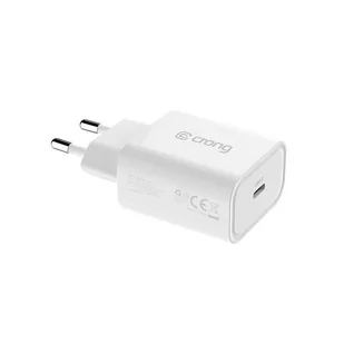 Crong USB-C Travel Charger – Ładowarka sieciowa USB-C Power Delivery 20W (biały) - Ładowarki do telefonów - miniaturka - grafika 3
