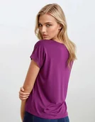 Bluzki damskie - BLUZKA ELDAR FLAVIANA ŚLIWKA (kolor śliwkowy, rozmiar M) - miniaturka - grafika 1