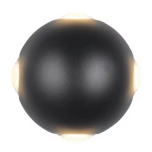 Kinkiet ogrodowy Avisio 246760432 Trio LED 2W 3000K IP54 kula czarna - Lampy ogrodowe - miniaturka - grafika 1