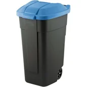 Pozostałe akcesoria do uprawy roślin - Curver CURVER POLAND Pojemnik gospodarczy z pokrywą CURVER 110L Czarno-Niebieski - miniaturka - grafika 1