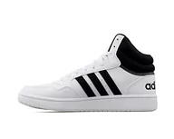 Trampki męskie - adidas Hoops 3.0 Mid, Trampki męskie, Core Black Core Black Ftwr White, 42.5 EU - miniaturka - grafika 1